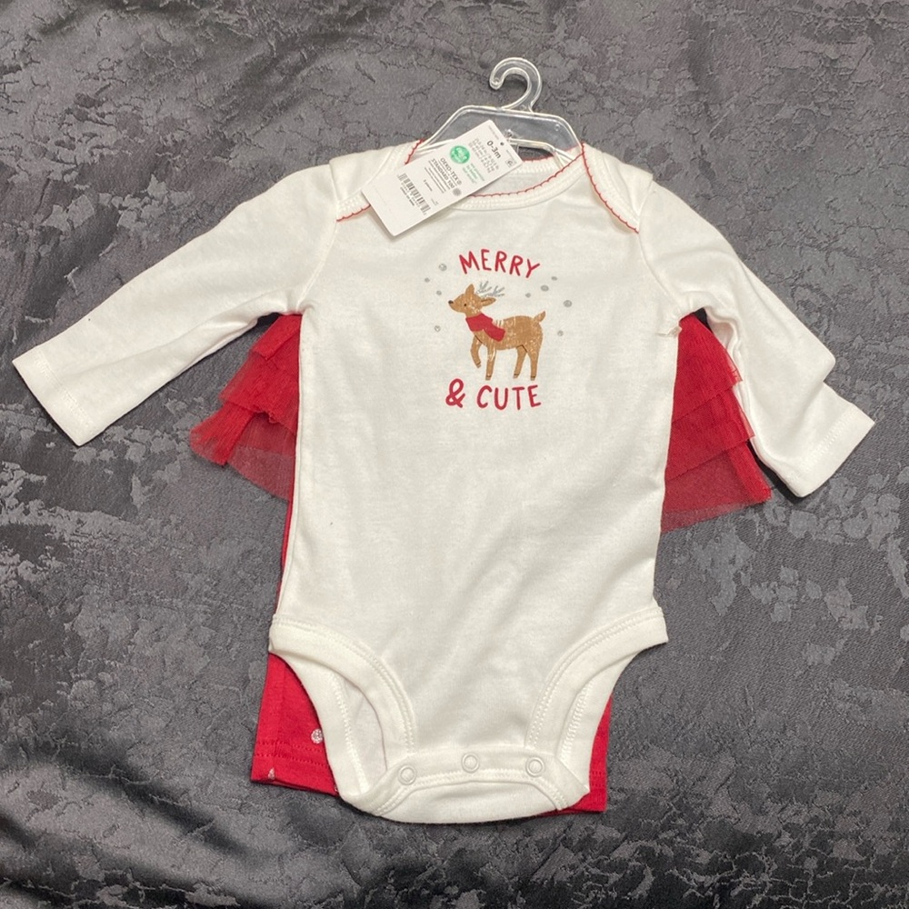 Carter's baby girl Christmas outfit